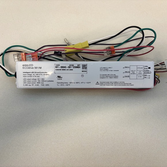 eldoLED Other - eldoLED ECOdrive 561M Intelligent LED Driver Controller 50W 100-277V AC Lighting